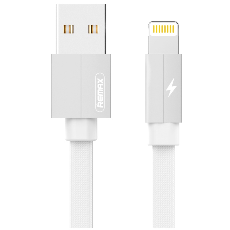 REMAX 苹果数据线 iphone xs 8P手机通用2.1A 2米 充电线 白色