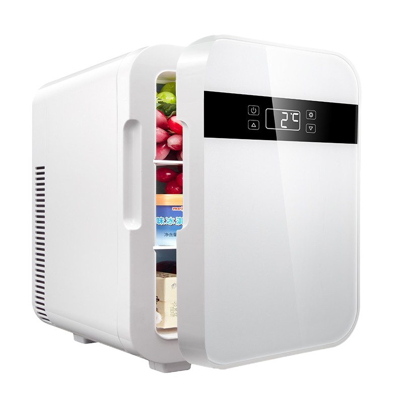 可口可乐超果车载冰箱车家两用租房用学生寝室宿舍用mini单人化妆品双核数控12升