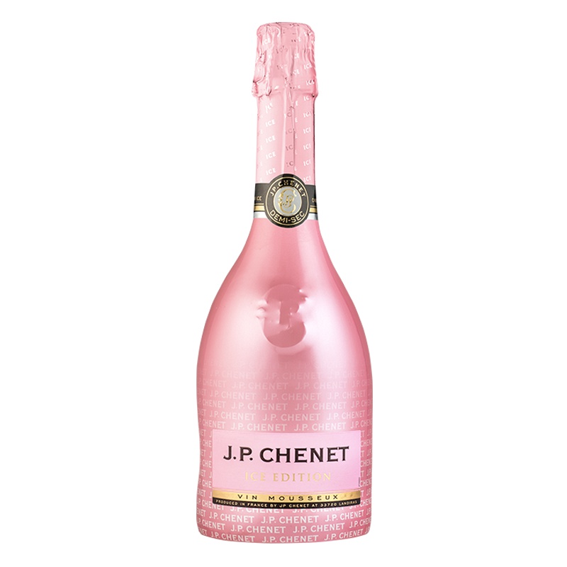 法国原瓶进口 香奈(J.P.CHENET) 冰爽系列半干桃红起泡酒750ML单支