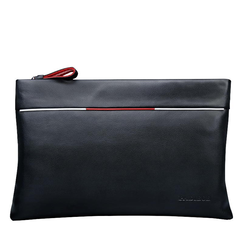 【顺丰配送】padieoe手包男士钱包真皮手拿包男潮包休闲手抓包男信封包男包软