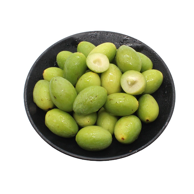 博多客 青橄榄 500g 青果 新鲜 鲜摘发货 水果 青橄榄果 沙榄白榄 D
