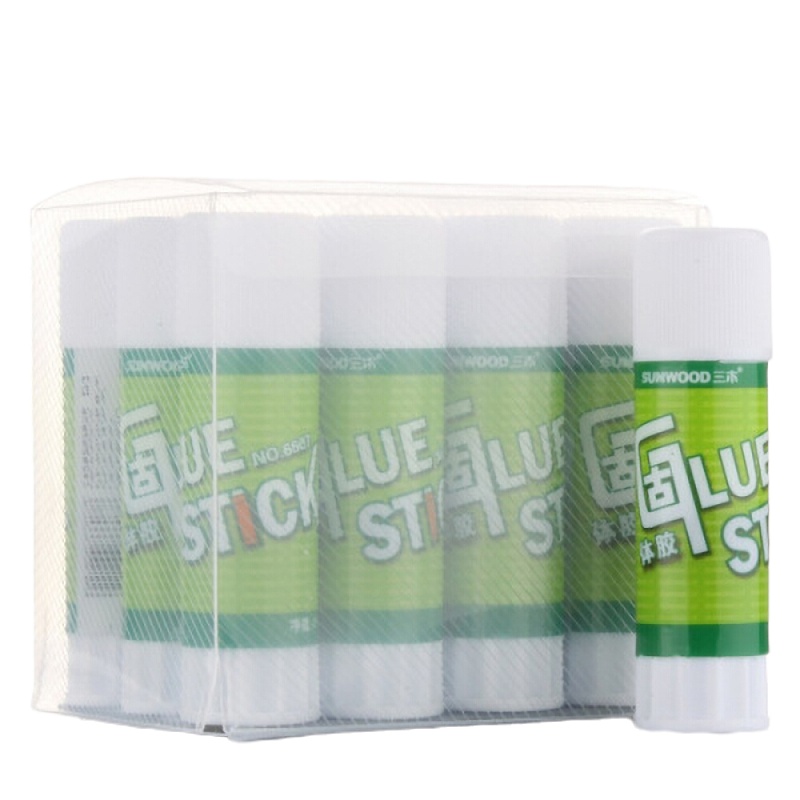 三木(SUNWOOD) 36gPVA固体胶/胶水/胶棒 12支装 6608