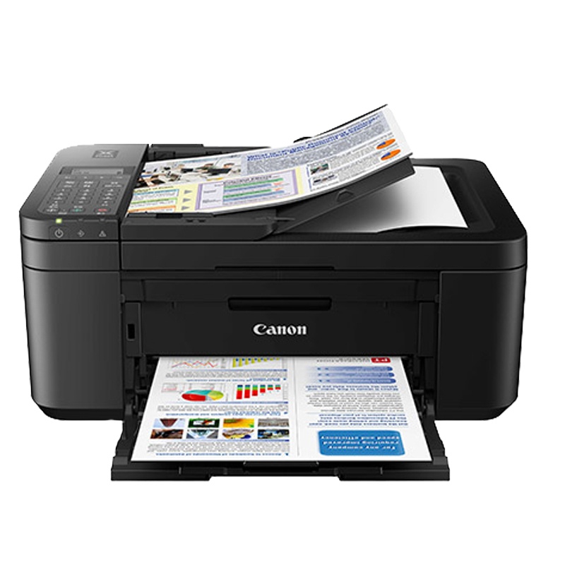 佳能(Canon)TR4580家用商务办公彩色喷墨照片打印无线自动双面打印机一体机 打印复印扫描传真一体机 学生作业打印 套餐三
