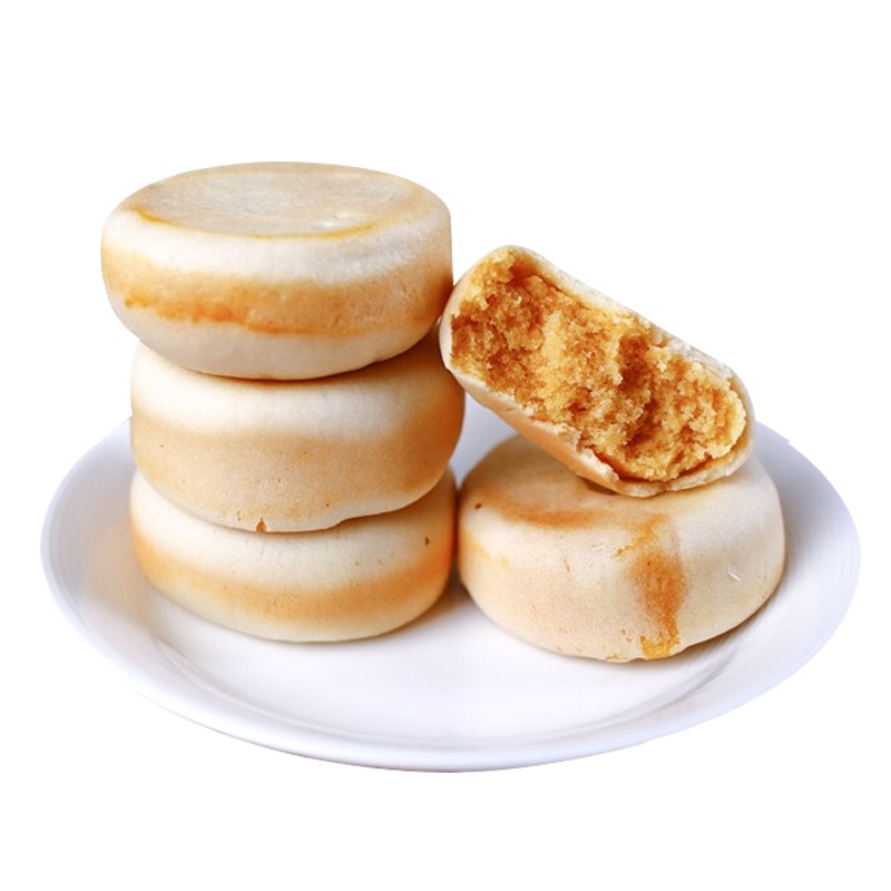 [第二件半价][益品香]绿豆饼500克装 早餐面包整箱绿豆饼1斤装 糕点网红小零食小吃休闲食品夜宵充饥