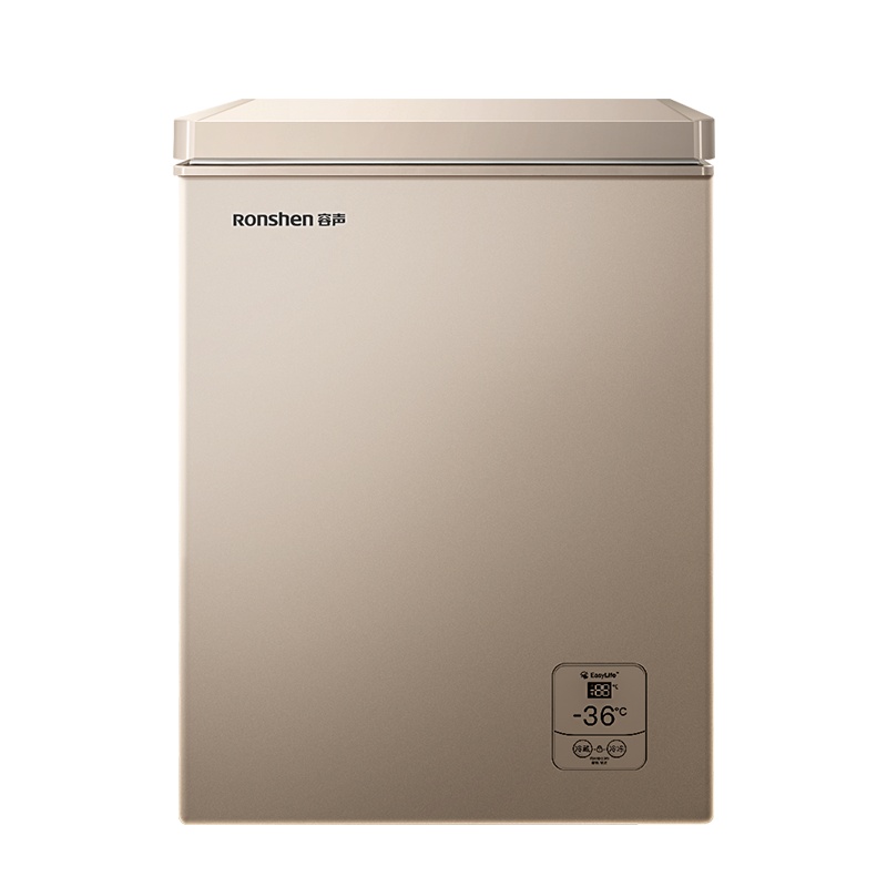 容声(Ronshen)100升冰柜小型家用冷冻冷藏 迷你冷柜 一级能效节能卧式 电脑控温BD/BC-100MSYA
