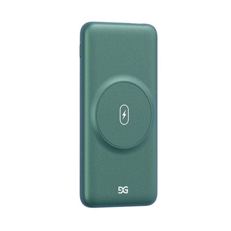 古尚古magsafe磁吸式无线充电宝器10000毫安适用于苹果12便携15W快充背夹电池绿色+PD线