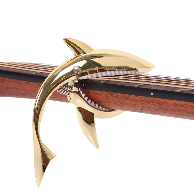 莫森(mosen) MS-66J 吉他配件民谣吉他变调夹 莫森原装金属变音夹木吉他电吉他尤克里里通用夹子金色