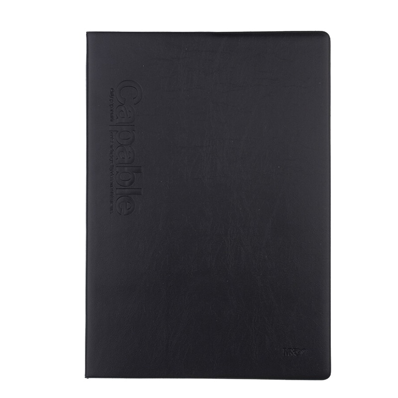 晨光(M&G) A6雅纹皮本100页雅致办公APYLN488 1本装 黑色