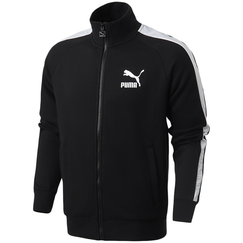【自营】PUMA彪马男装T7运动服休闲保暖加绒针织外套530268