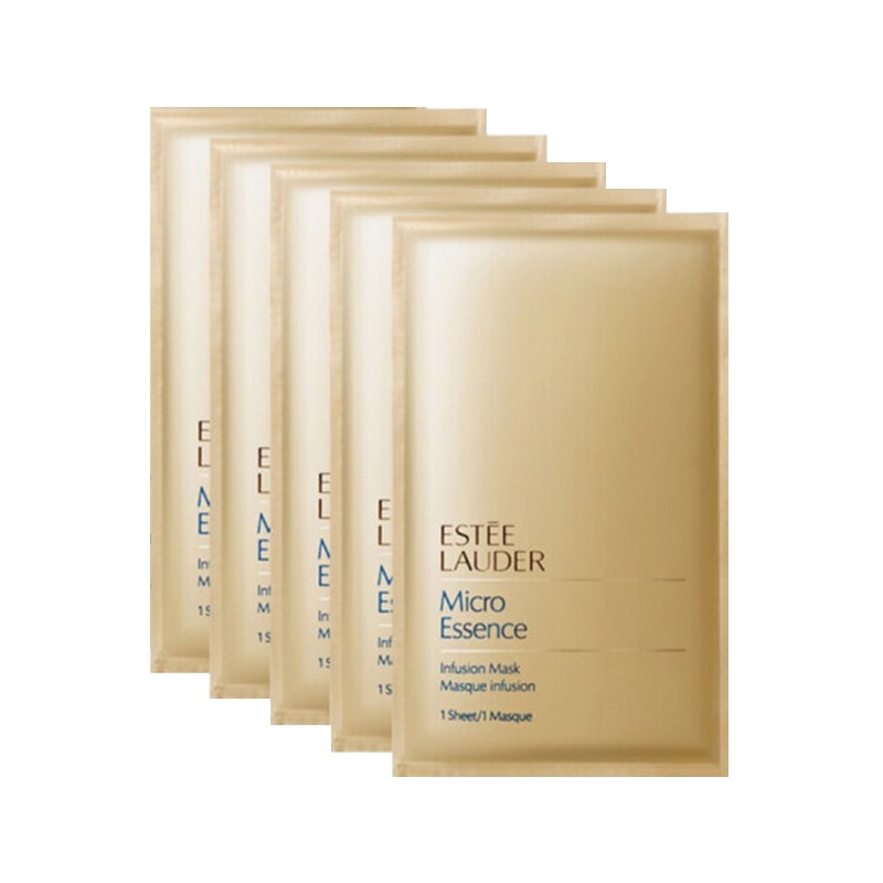 Estee Lauder/雅诗兰黛 原生液微精华面膜*5片 密集补水深层滋养透亮水光肌 (组合装无外盒)