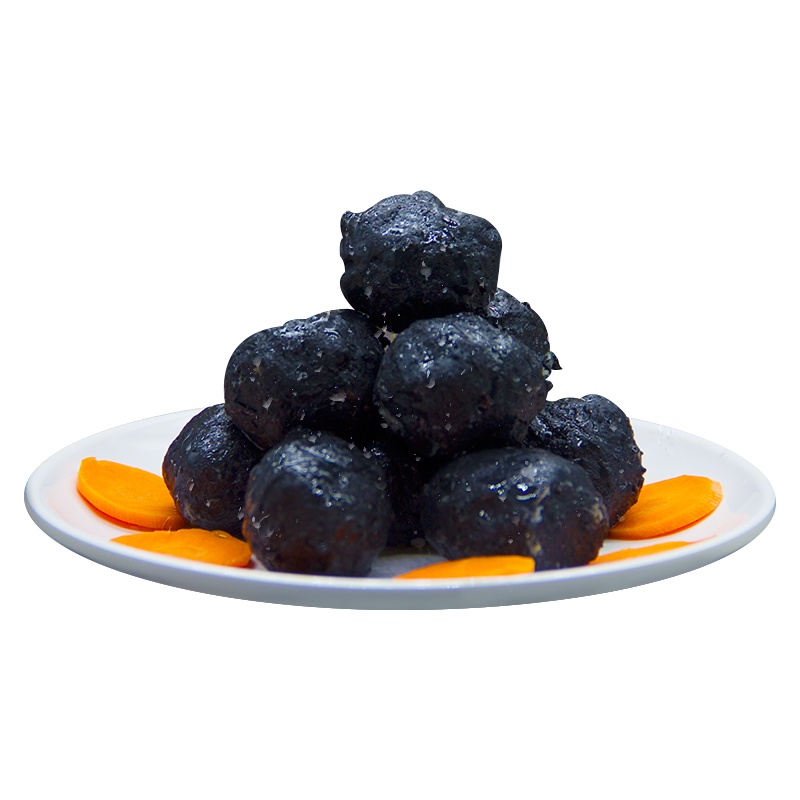 [满150减60发4斤]千渔旺手打墨汁墨鱼丸400g 手工制作火锅丸子 速冻丸子 新鲜肉类丸子 麻辣汤关东煮烧烤火锅食材