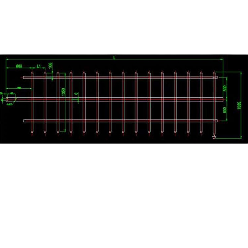 道闸杆栅栏杆停车场挡车杆定制 红白 竖杆（1根）