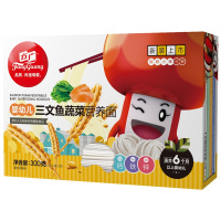 [效期至21年11、12月]方广宝宝 婴儿辅食 面条三文鱼蔬菜营养面300g