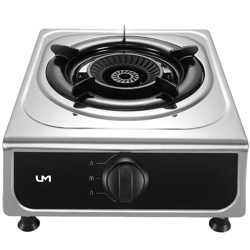 优盟(UM)JZT-UZ150燃气灶天然气灶具煤气灶单灶台式4.2KW大火力煤气炉灶台不锈钢(天然气)