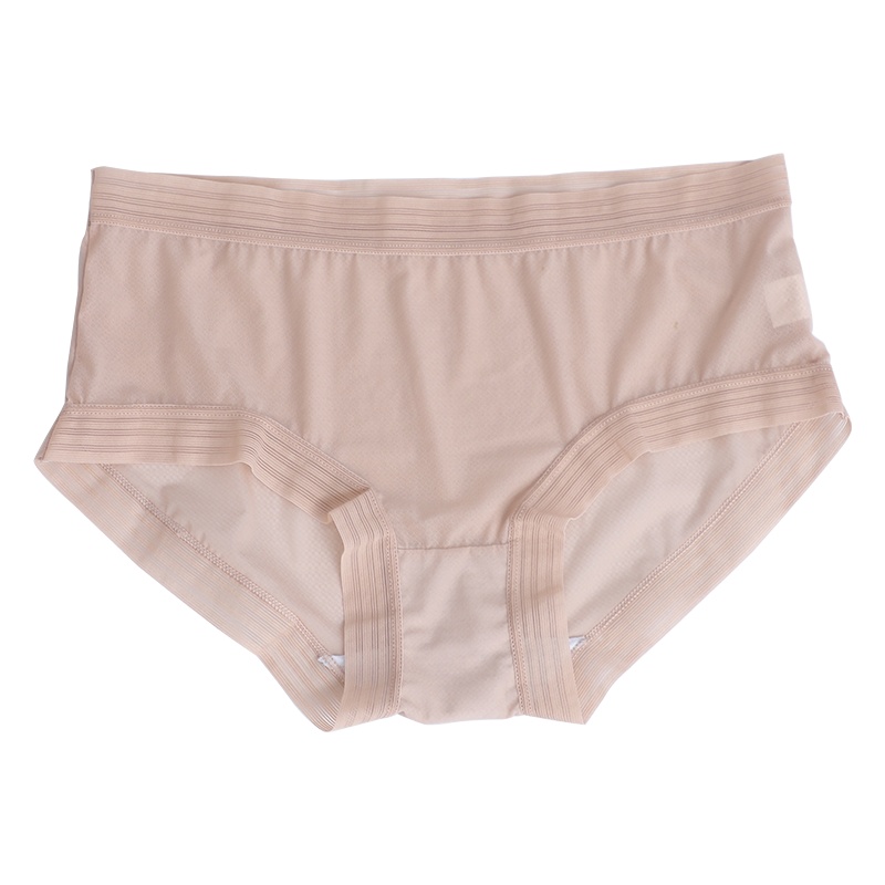 北极绒(Bejirog)内裤女冰丝款无痕纯棉裆抗菌少女性感夏季薄款透气三角内裤4条装