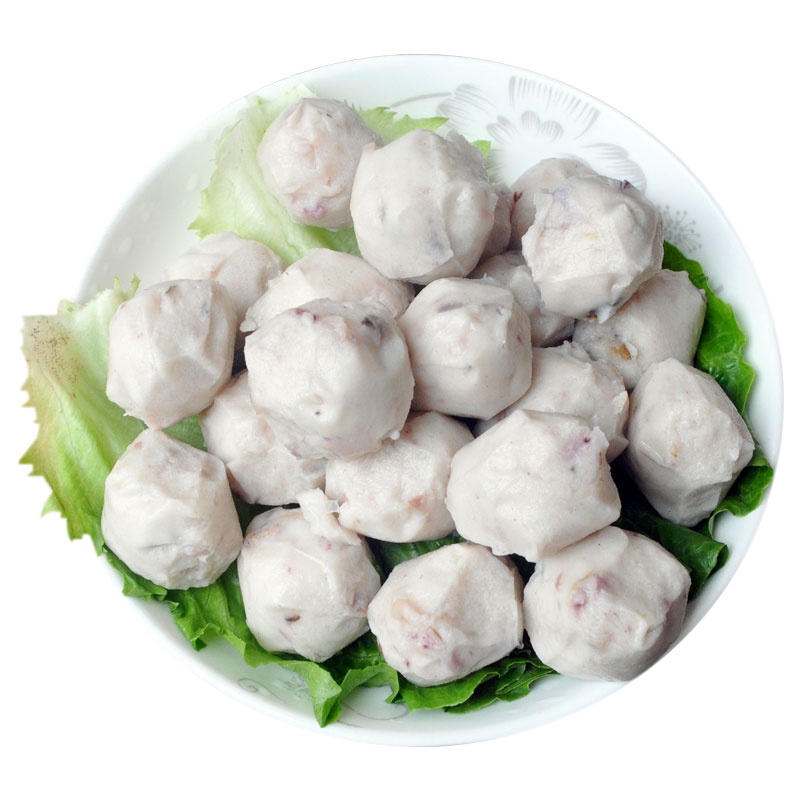 [拍2件发4包]千渔旺鱿鱼海参丸800g 新鲜手打鱼丸速冻丸子 火锅食材烧烤丸子麻辣烫关东煮海鲜食材