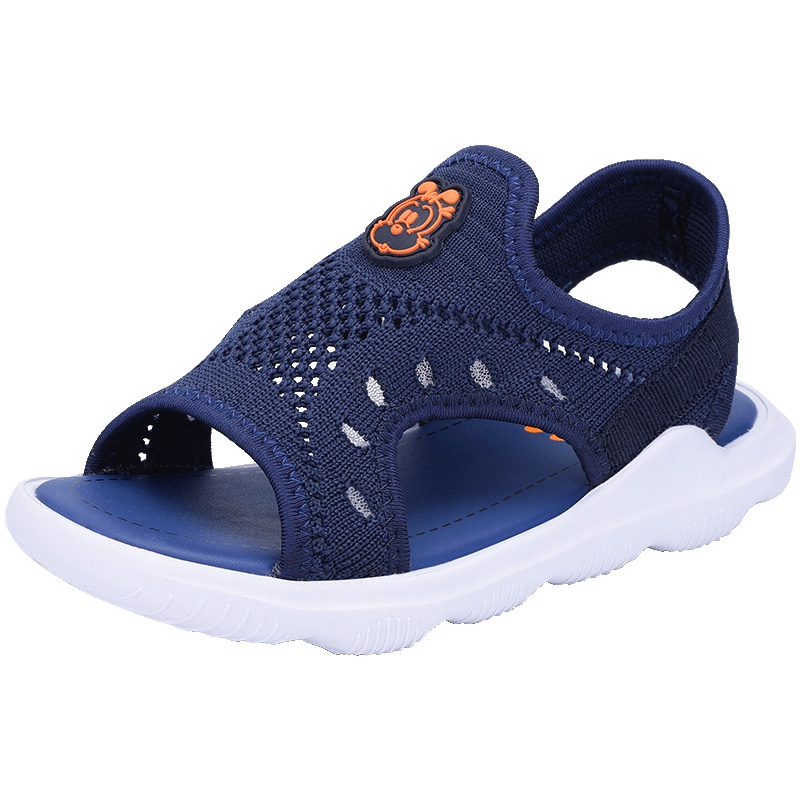 巴布豆童鞋儿童鞋夏天2019款凉鞋男童中大童学生时尚沙滩鞋