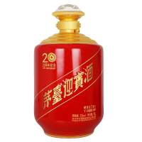 贵州茅台酒股份公司出品 茅台迎宾酒 53度 酱香型白酒 10L(20周年纪念)单坛装(含展架)