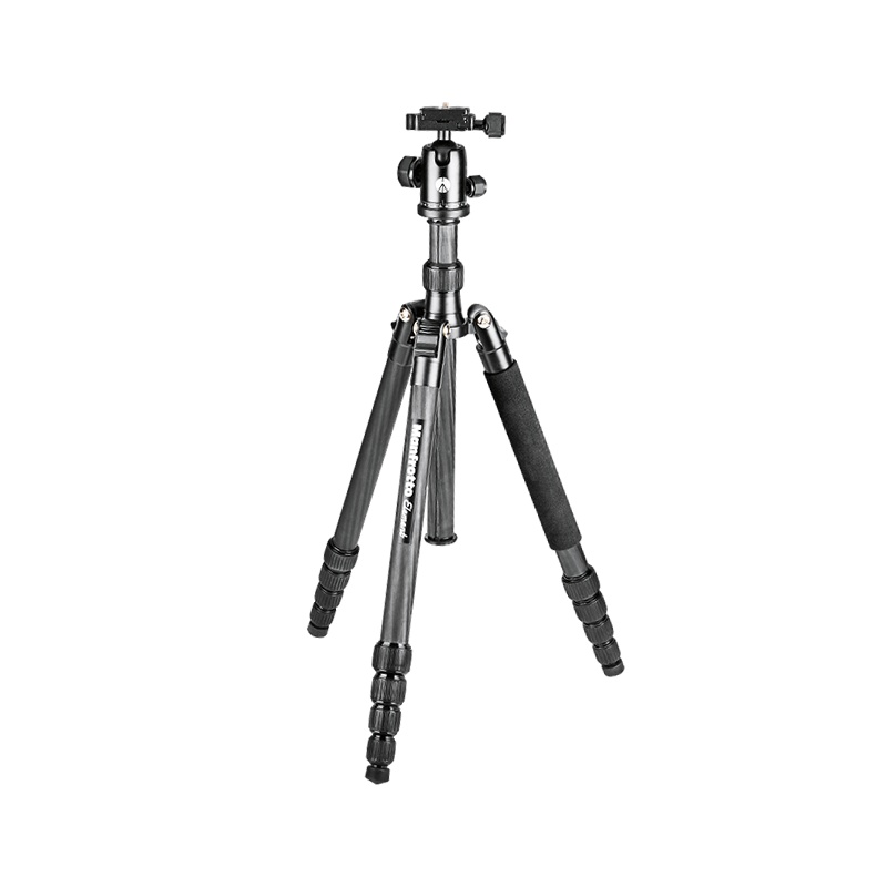 曼富图(MANFROTTO) MKELEB5CF-BH便携单反微单相机旅行摄影支架碳纤维相机三脚架云台套装