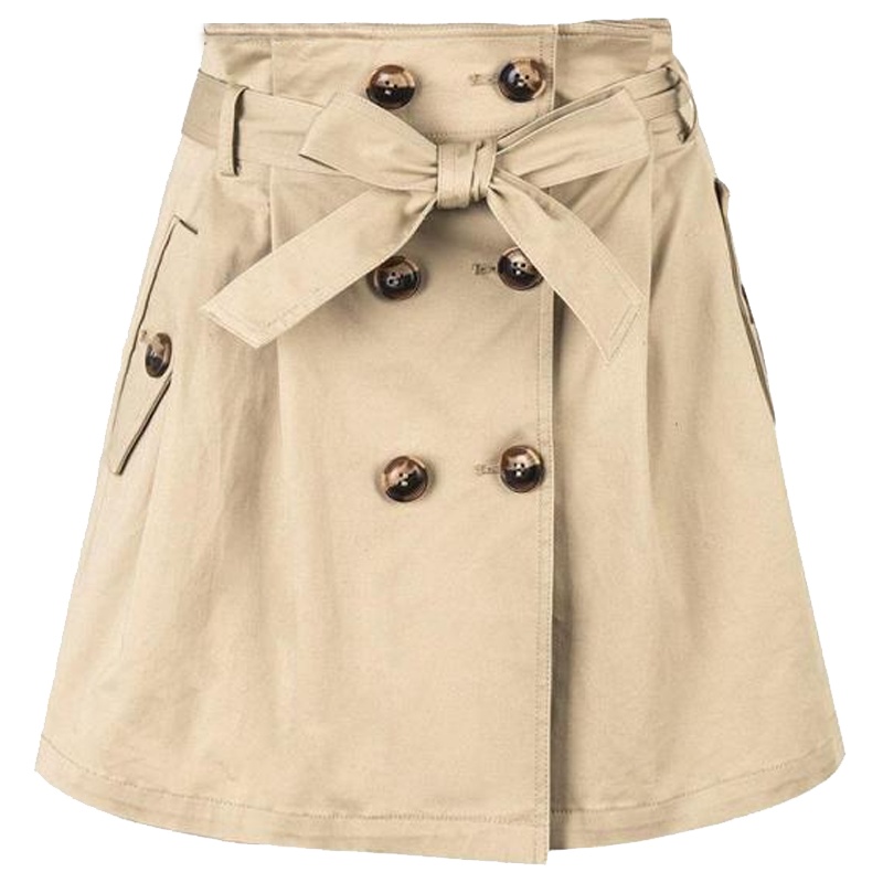 【专柜同款】拉夏贝尔半身裙秋冬夏新款高腰a字包臀鱼尾系带显瘦淑女蝴蝶结裙子女10015462