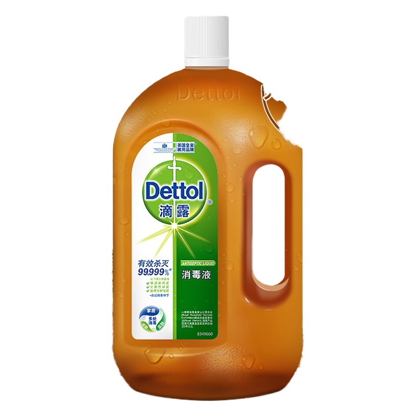 滴露Dettol 消毒液1.2L 杀菌除螨 儿童宝宝内衣 家居室内 宠物环境消毒 消毒水 衣物除菌剂