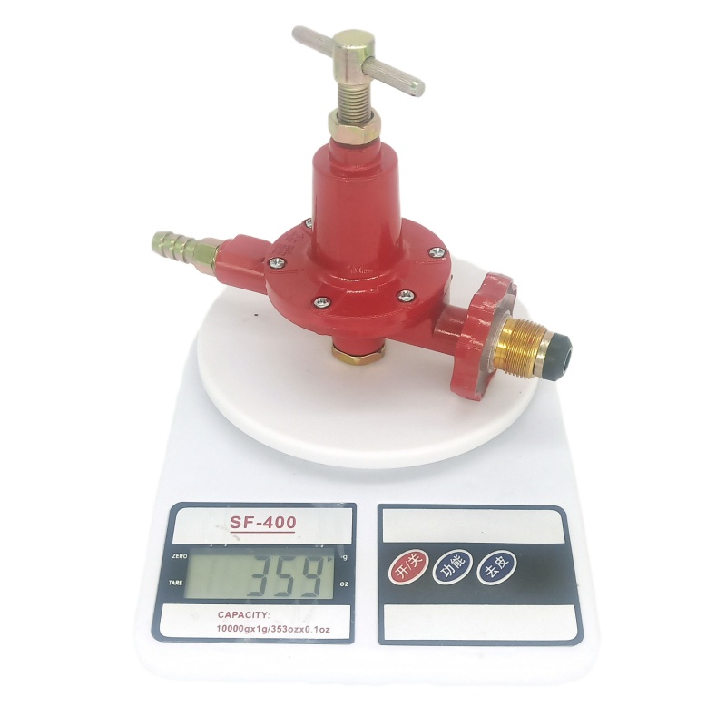 猛火灶中压阀液化气高压阀可调加大煤气罐中压阀饭店防爆减压阀 小中压 单阀不配管