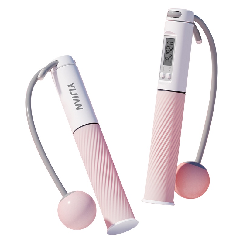 亿健YIJIAN 智能计数成人跳绳无绳/有绳两用TS2 中考训练学生负重跳绳男女 健身运动器材