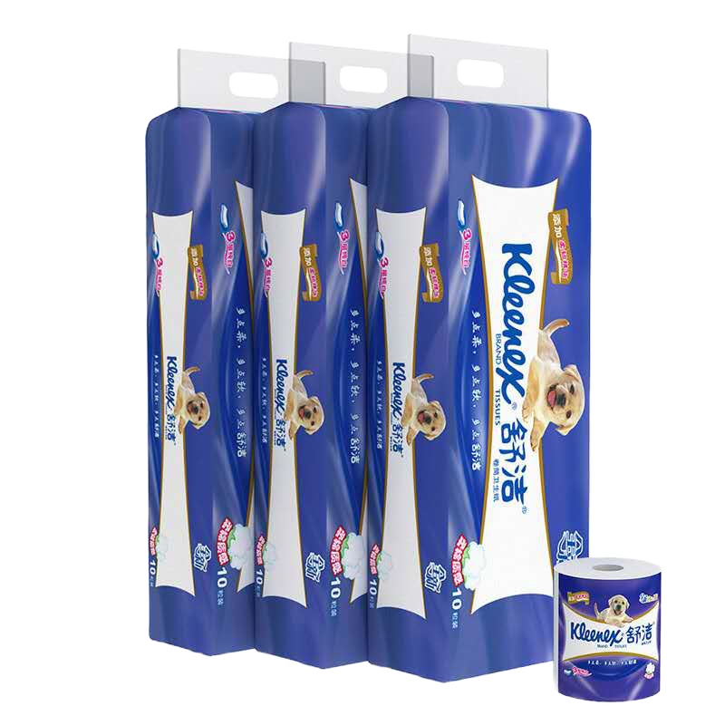 卷筒纸舒洁 210节*10卷/提 6卷/箱