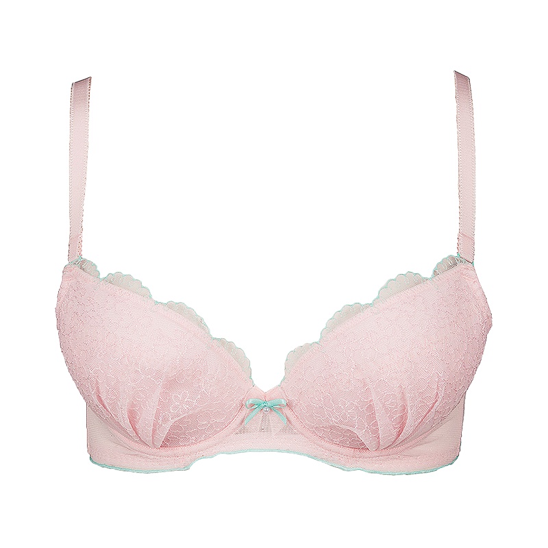 BLOSS/古今花小胸可爱花边薄款小清新聚拢少女文胸内衣 0FS65