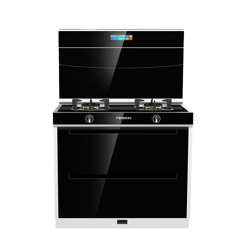 美多(medal)集成灶Q2/烟灶消一体机 油烟机燃气灶消毒柜套装 智能轮远程控制 自动清洗 侧吸下排 天然气