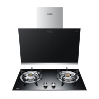 迅达抽油烟机CT59+NB8317B大吸力侧吸烟机灶具套餐自动清洗家用液化气