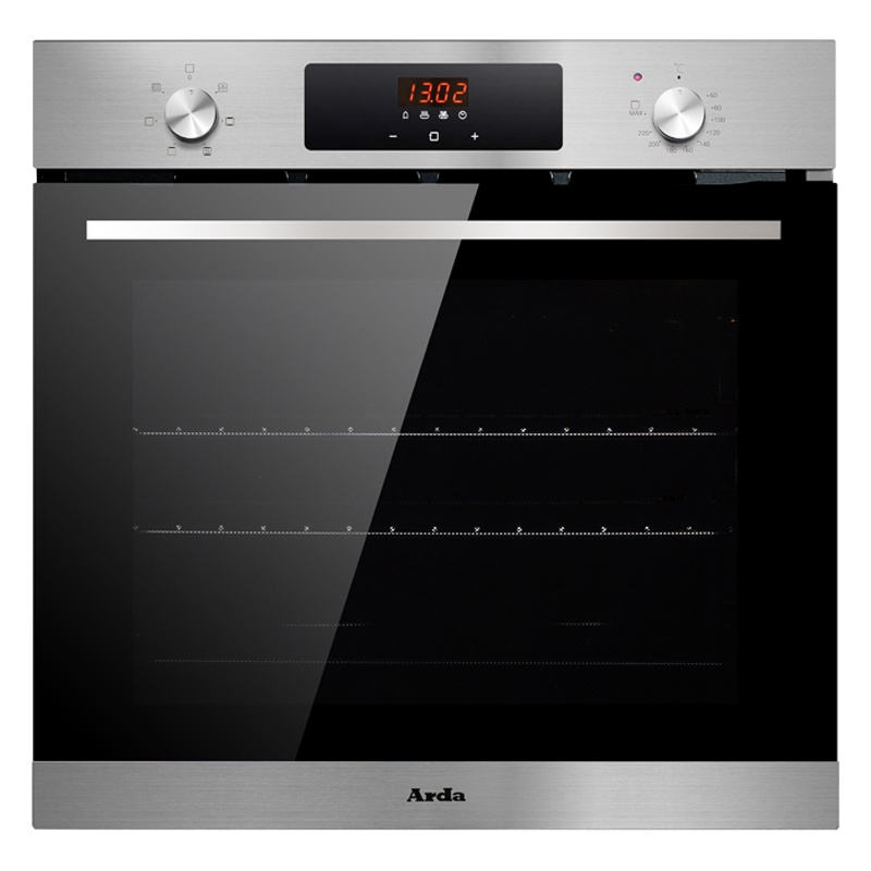 瑞士design Arda 嵌入式烤箱BO621E3IX家用75L大容量珐琅搪瓷内胆配赠滑轨
