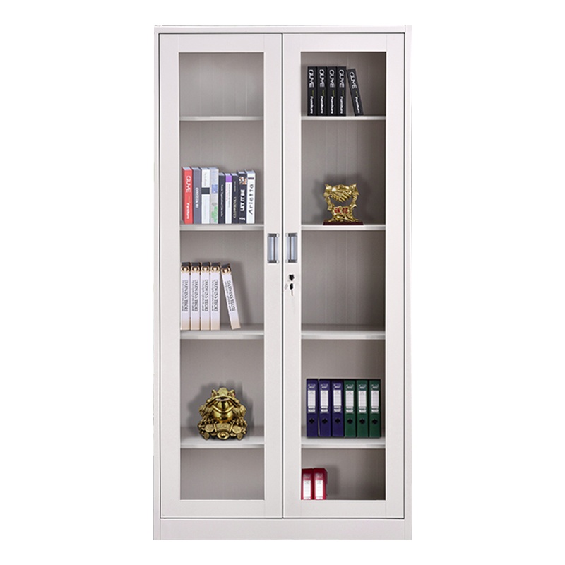 铭威盾钢制办公文件柜铁皮柜矮柜资料密码带锁凭证档案员工储物更衣柜子通玻文件柜