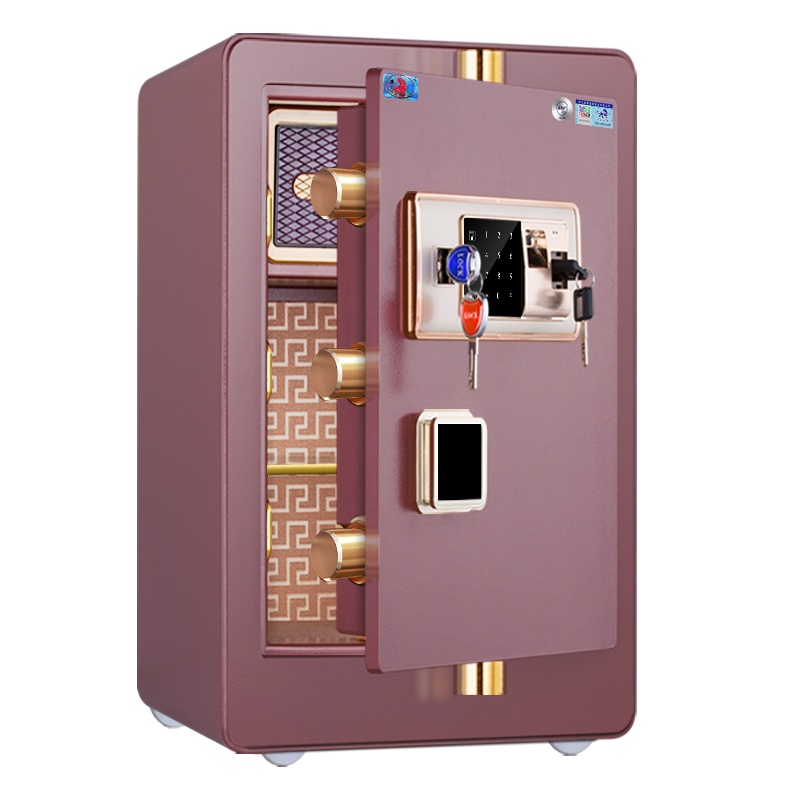 虎牌保险柜家用保险箱办公3C认证 50厘米高FDG-A1/D50 指纹保险箱/柜 全钢入墙小型新品防盗防撬
