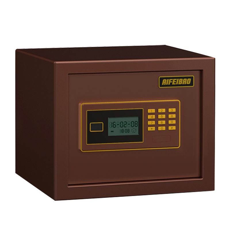 艾斐堡D-30XTD电子保管箱H300*W380*D250MM(单位：件）咖啡色