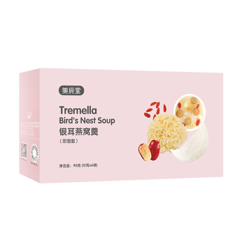 美辰堂即泡燕窝饮15g*6袋正品白燕孕妇即食鲜炖燕窝羹