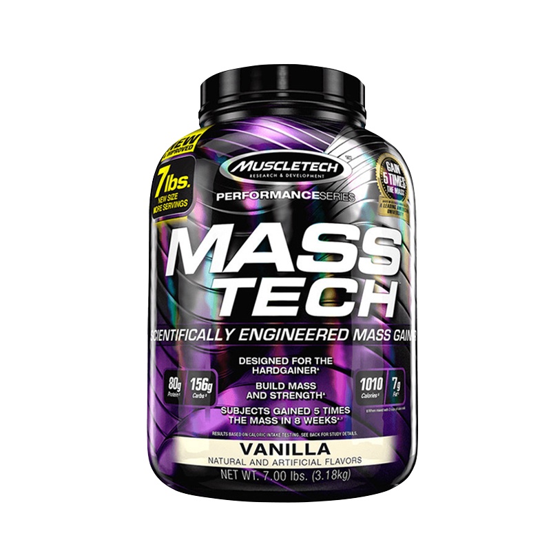 Muscletech肌肉科技增健肌粉6磅乳清蛋白质粉健身瘦人增重(草莓味)