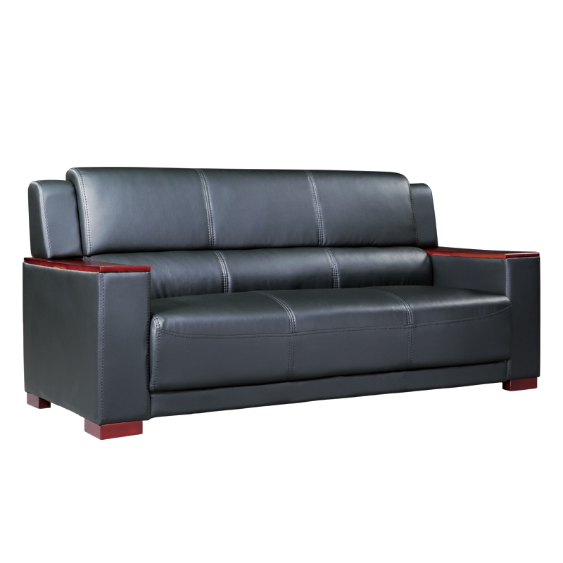 【红心家居】办公沙发简约现代三人位办公家具商务会客接待办公室沙发