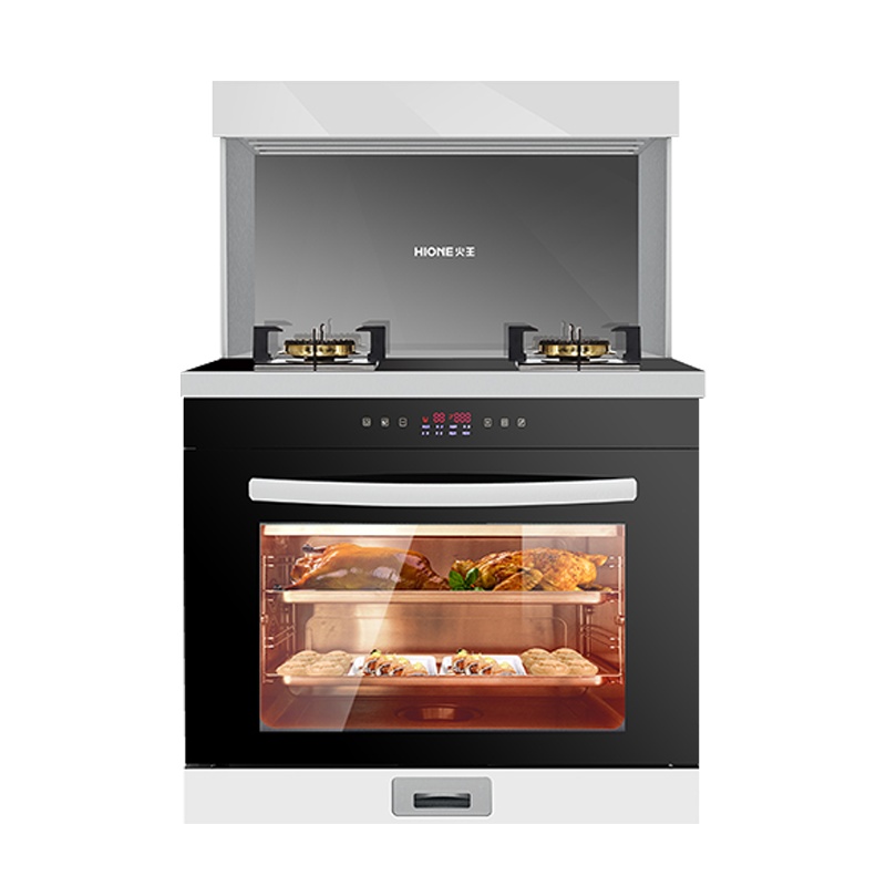 火王(Hione)320X6T/Z集成灶一体灶 家用油烟机 燃气灶 智能触屏100%纯蒸 4.5KW爆炒大火力灶具