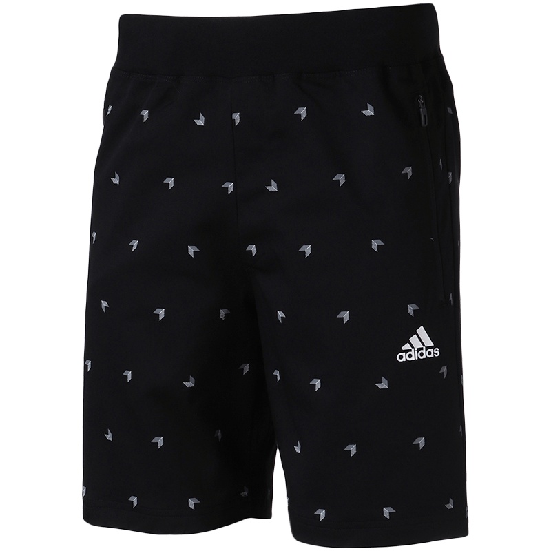 adidas阿迪达斯男子运动短裤休闲运动服CX5007.... L CX5007裸金S18+中麻灰+黑