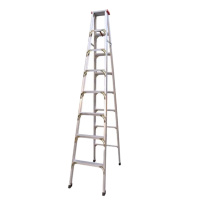 人字梯 3.5米铝质人字梯 家用款折叠室内五步铝梯多功能便携登高扶梯