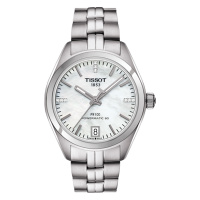 天梭(TISSOT)瑞士手表 PR100系列钢带女士机械表T101.207.11.116.00