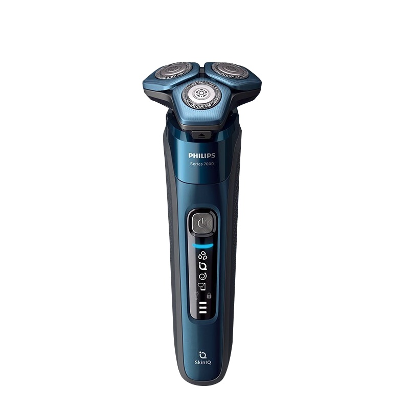 飞利浦(PHILIPS)电动剃须刀全新7系蓝蜂巢肌能感应智能刮胡刀S7731