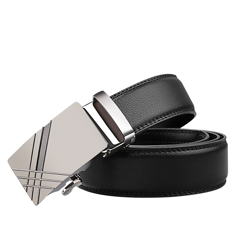真皮腰带裤带裤腰带休闲青年礼物软面自动扣男士皮带_aqNAS1