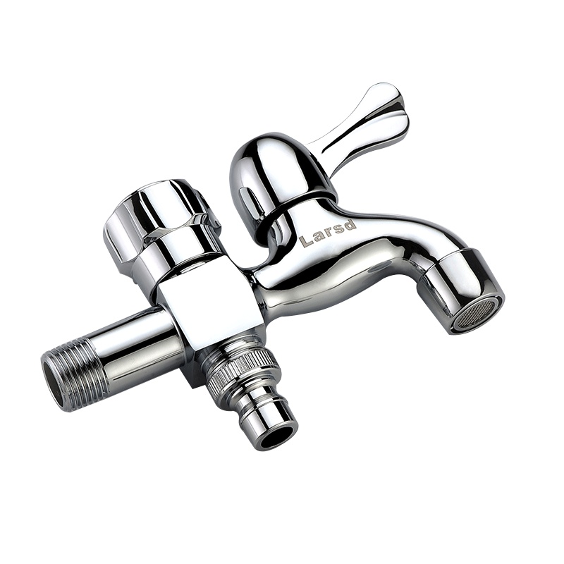 莱尔诗丹 LARSD LX212快开单把单孔单冷双用水龙头拖布池龙头4分洗衣机龙头水嘴防溅 卫浴龙头