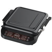 利仁(Liven)LR-FD3701电饼铛智能家用煎烤机自主烙烤侧开方盘可拆洗烙饼机烤饼机