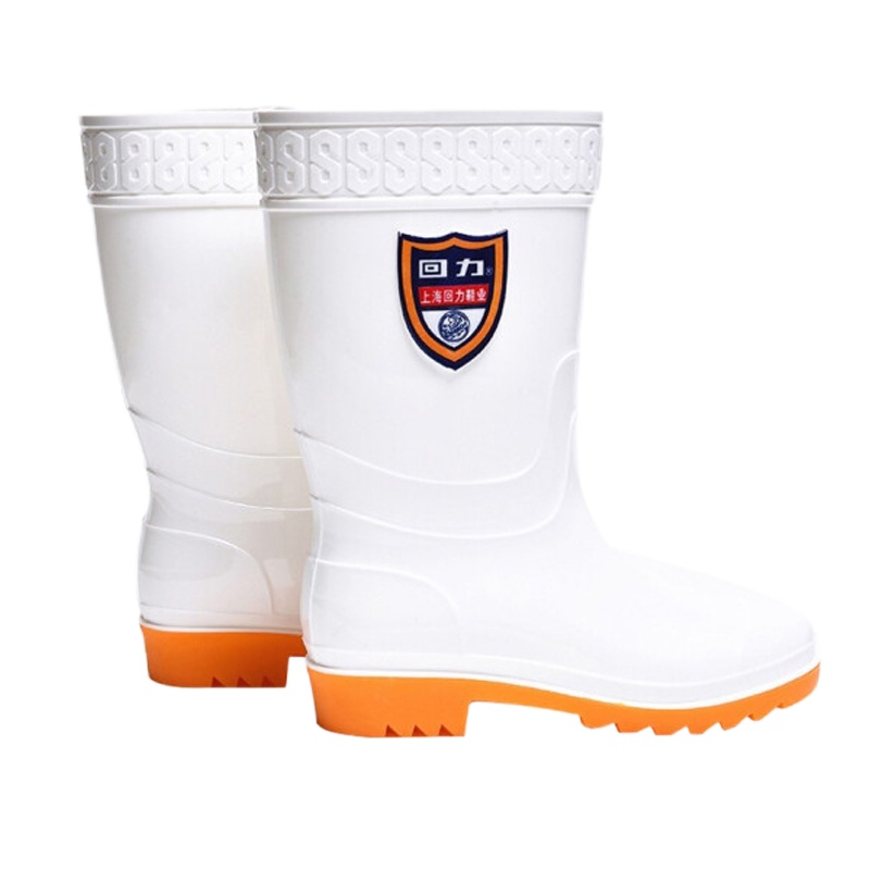 回力防油性雨靴 白色