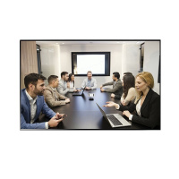 上海乐显科技-会议LED显示屏-LED智能会议屏一体机144英寸