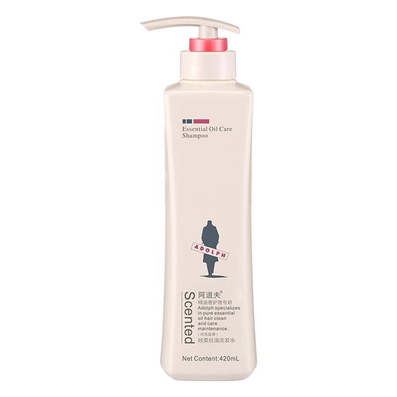 阿道夫(ADOLPH)轻柔丝滑男女成人通用洗发水洗发膏正品防伪柔顺秀发洗发乳液420ml