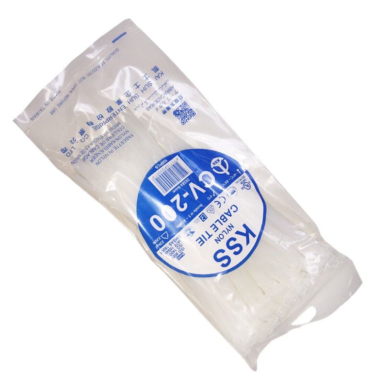 凯士士 KSS 尼龙扎带 自锁式扎带 白色 CV-150 3.6*150 (100根/包)